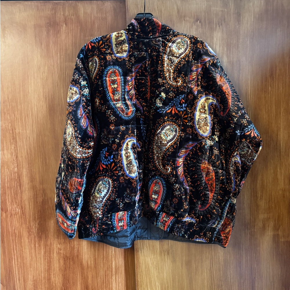 NWT Johnny Was Dolman Quilted Paisley Bomber Jacket | Women’s Plus XXL / 2X - Picture 2 of 16